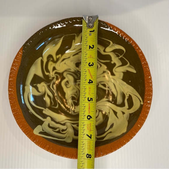 Vtg Colonial Williamsburg Restoration Redware Pottery Set Of 4 Pieces - Picture 9 of 14